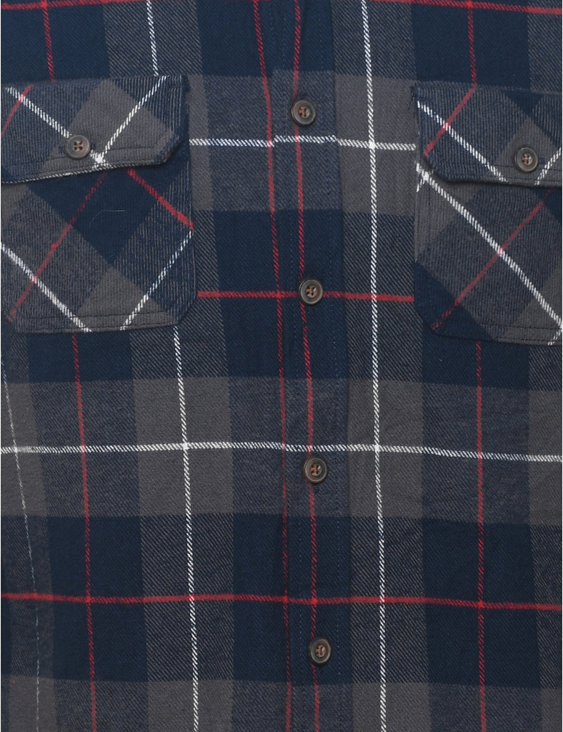 Multi-Colour Plaid Shirt - M