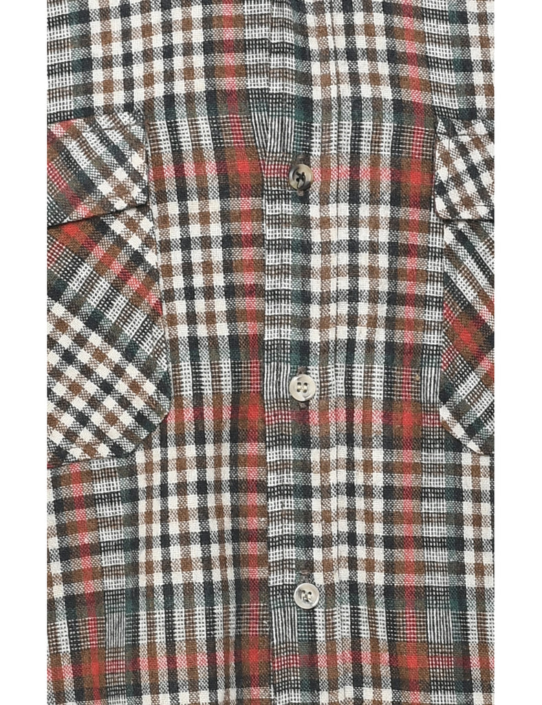 Multi-colour Plaid Shirt - M