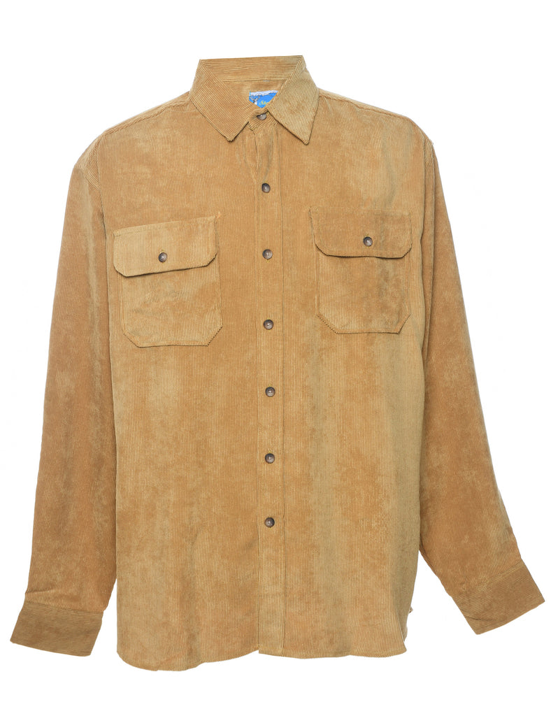 Mustard Corduroy Shirt - L