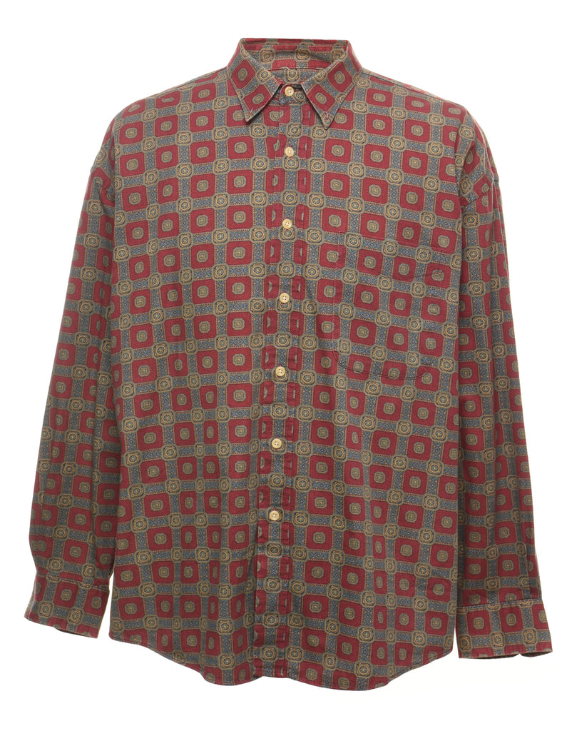 Natural Issue Patterned Shirt - XL