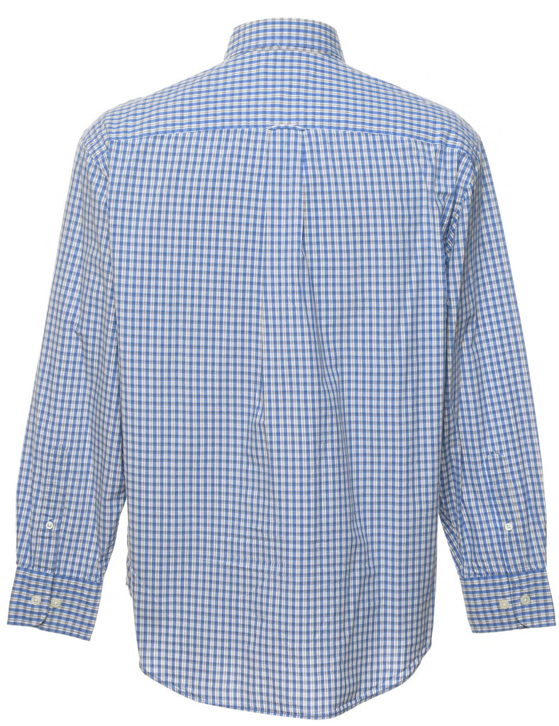 Nautica Blue Checked Shirt - M