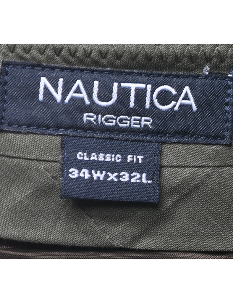 Nautica Checked Pattern Trousers - W34 L32