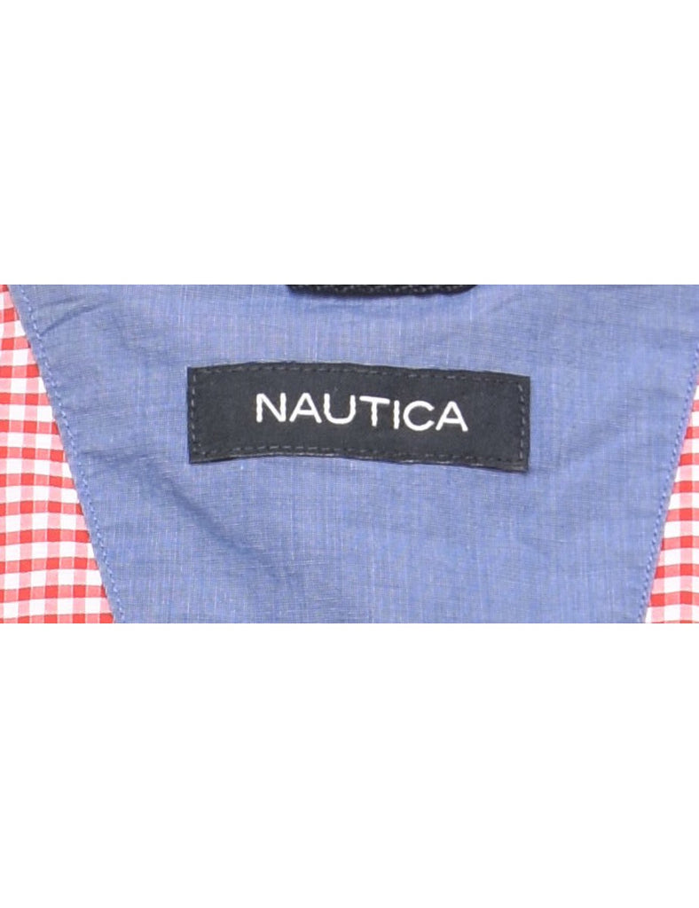 Nautica Red Gingham Shirt - XL