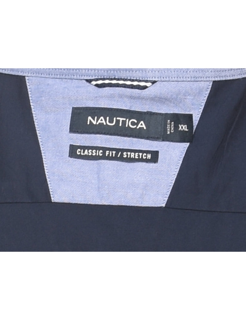 Nautica Short Sleeve Navy Shirt - XXL