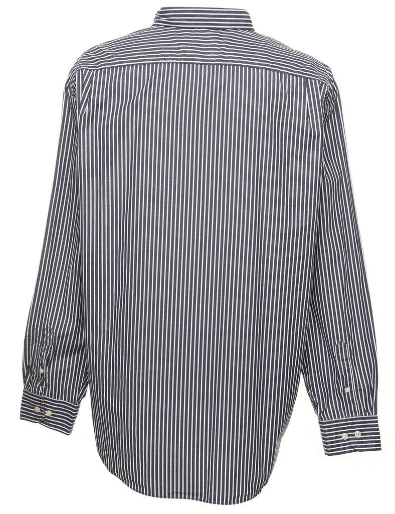 Nautica Striped Grey Classic Shirt - XL