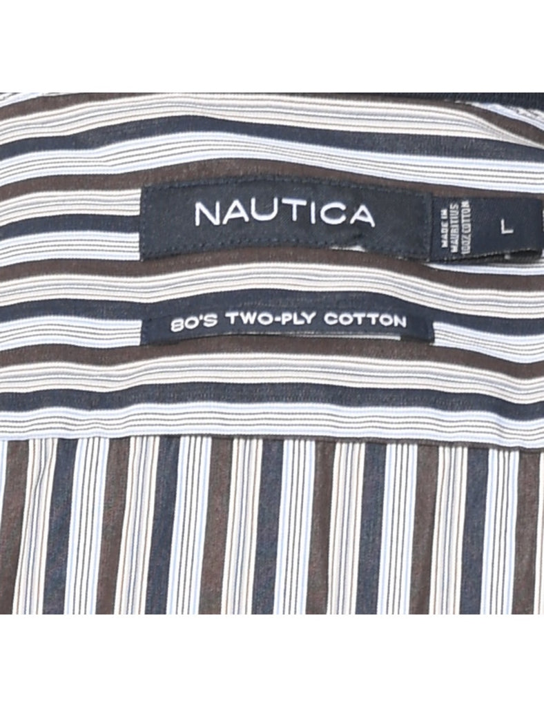 Nautica Striped Shirt - L