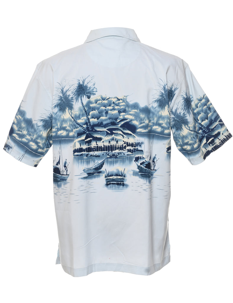 Nautical Hawaiian Shirt - M