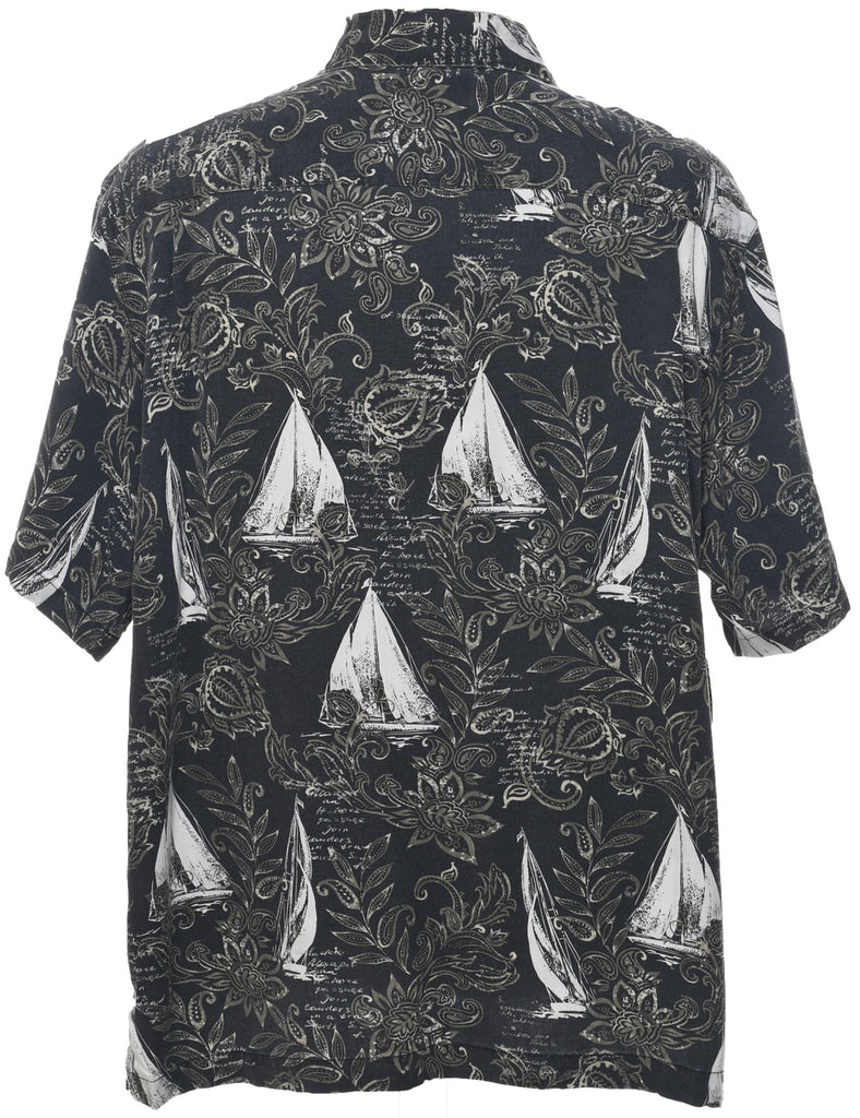 Nautical Hawaiian Shirt - XL