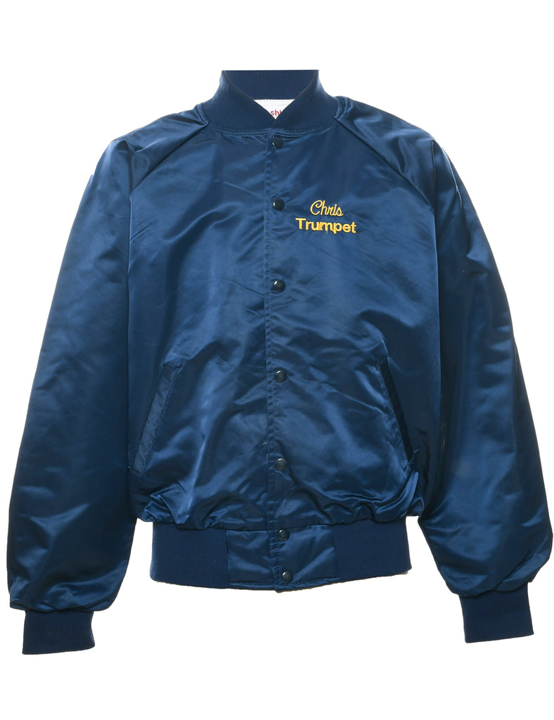 Navy Bomber Jacket - L