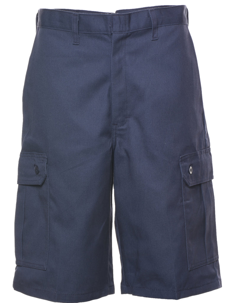 Navy Cargo Shorts - W32 L11