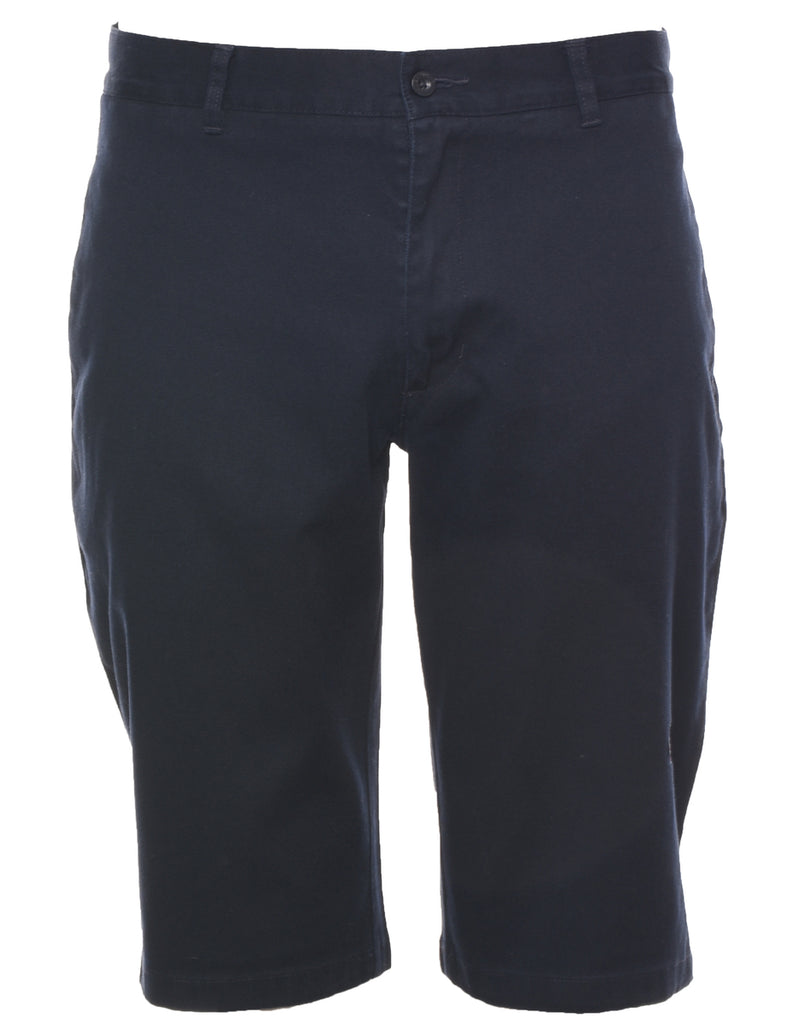 Navy Chino Shorts - W34 L13