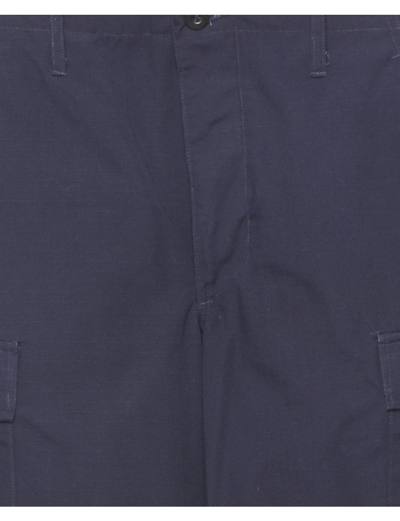 Navy Classic Cargo Trousers - W31 L31