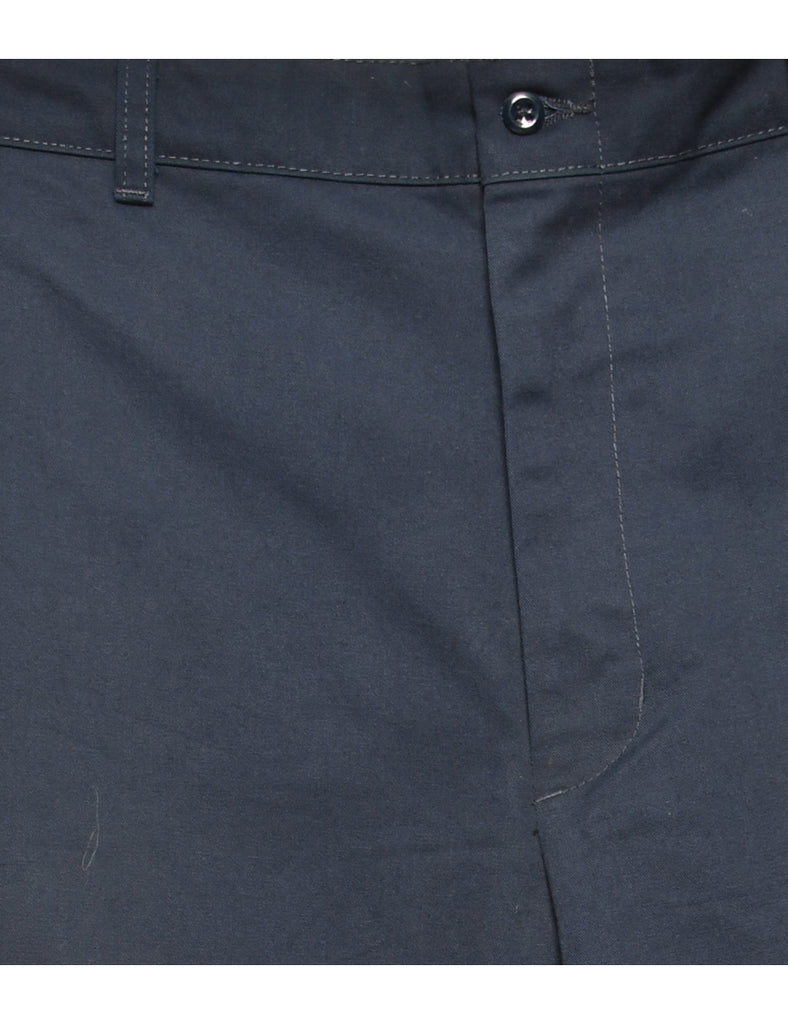 Navy Classic Chino Style Trousers - W35 L36