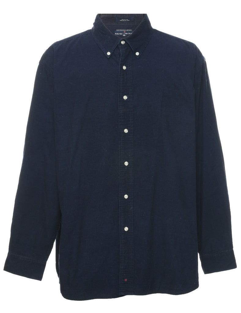 Navy Corduroy Shirt - XL