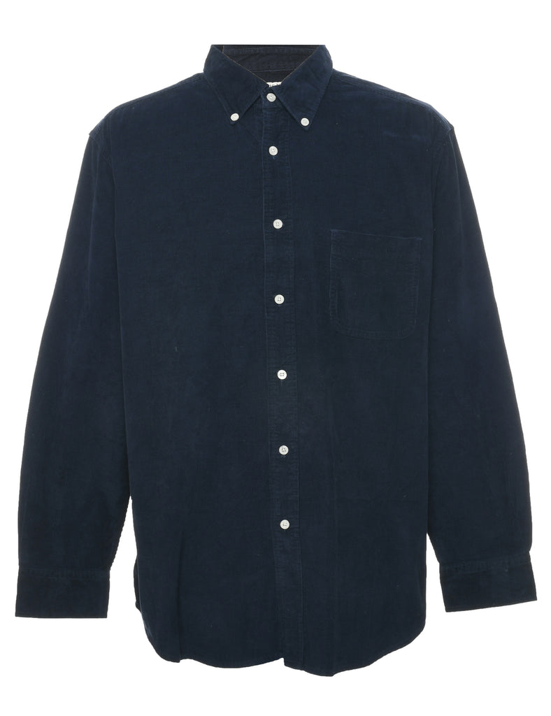 Navy Corduroy Shirt - XL