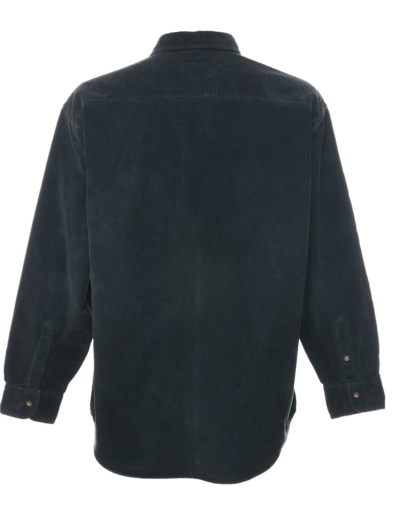 Navy Corduroy Shirt - L