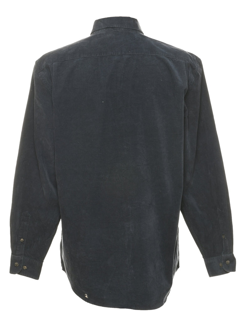 Navy Corduroy Shirt - M