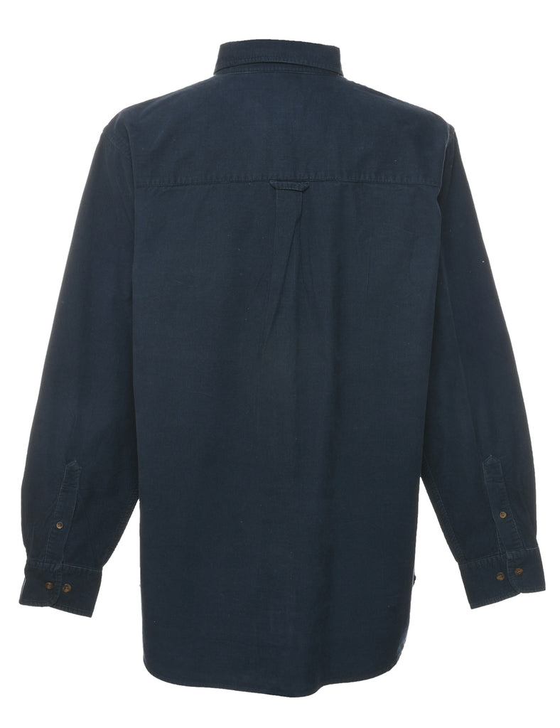 Navy Corduroy Shirt - L