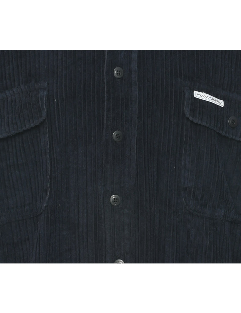 Navy Corduroy Shirt - XL