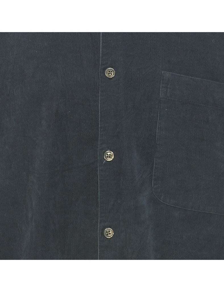 Navy Corduroy Shirt - M