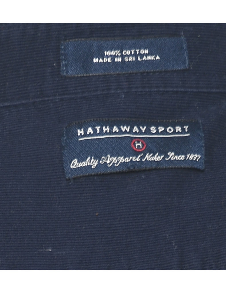 Navy Corduroy Shirt - XXL