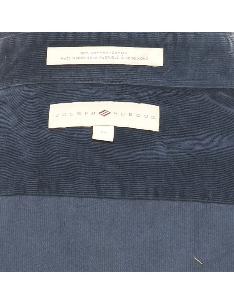 Navy Corduroy Shirt - M