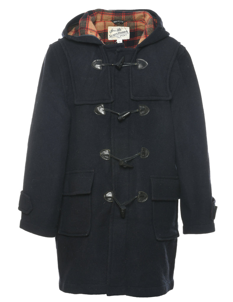 Navy Duffle Coat - M