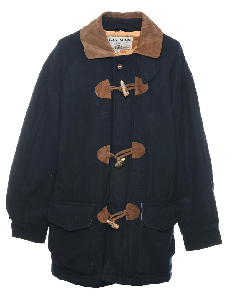 Navy Duffle Coat - L