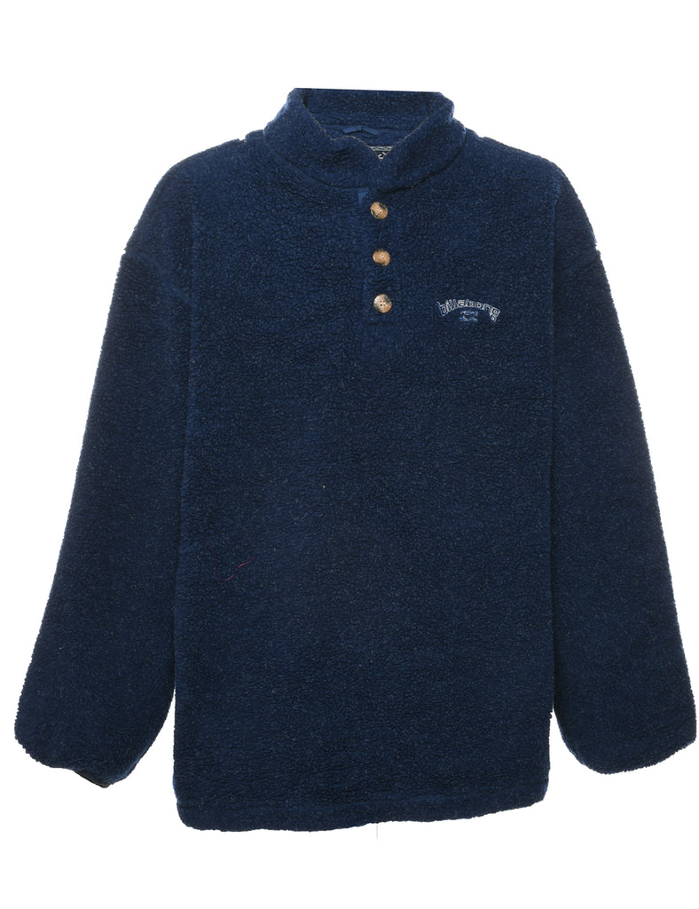 Navy Fleece Sweatshirt - L