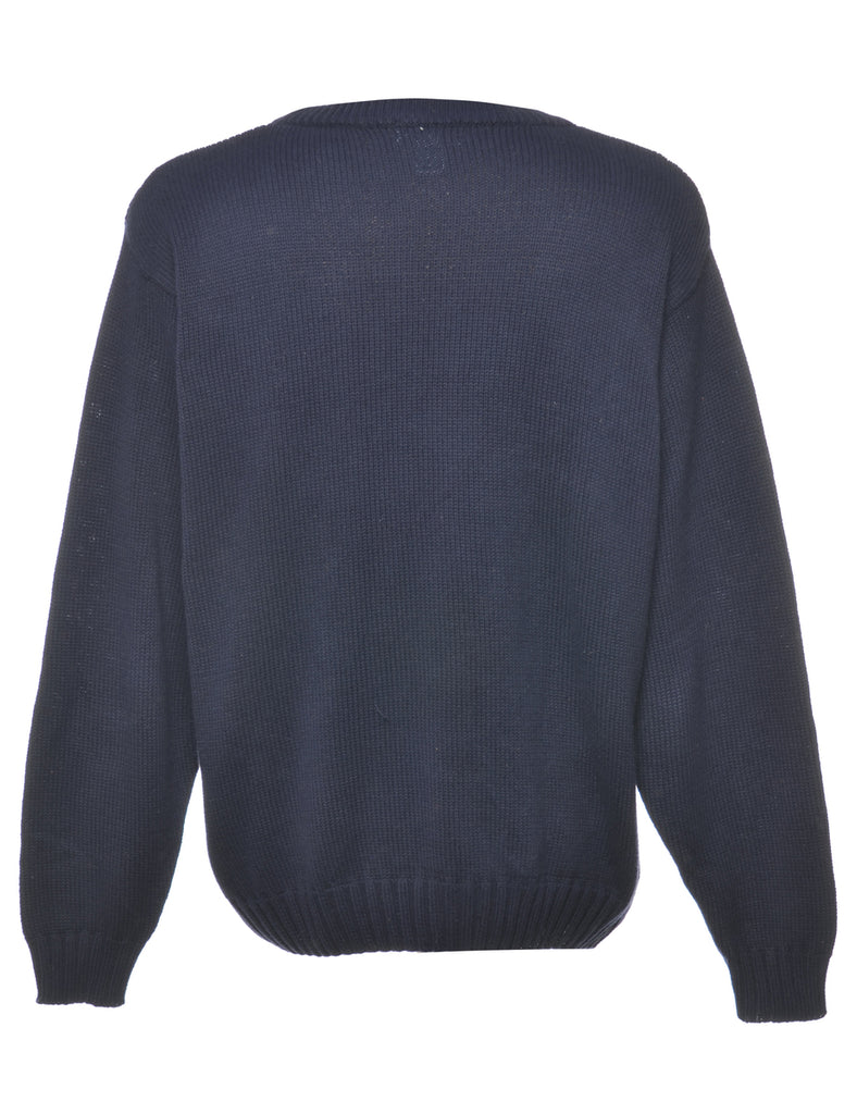 Navy Izod Jumper - L