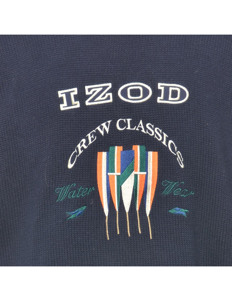 Navy Izod Jumper - L