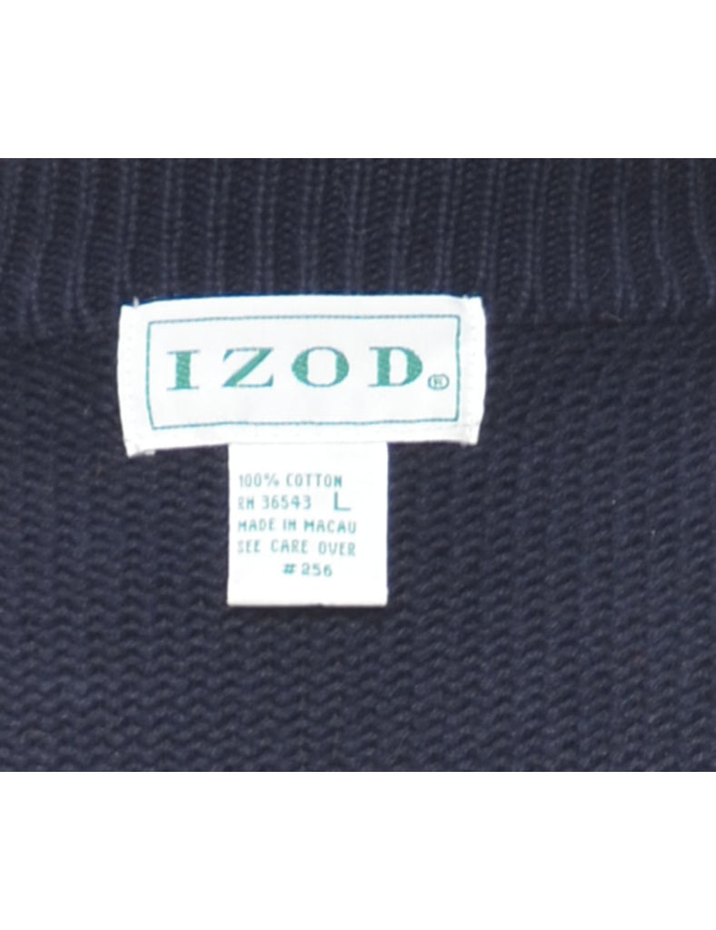 Navy Izod Jumper - L