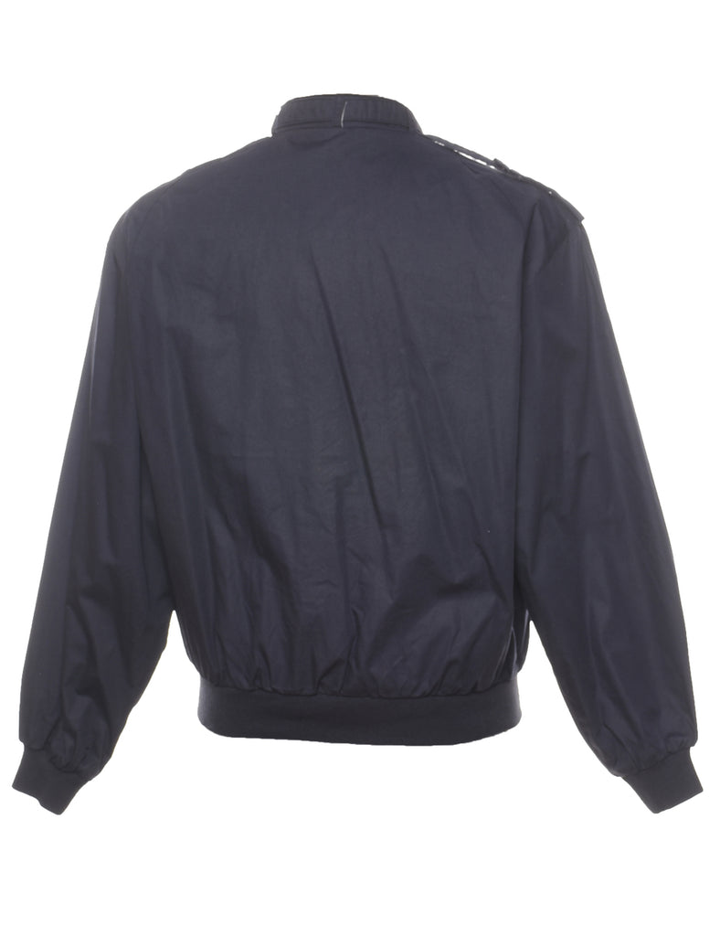 Navy Members Only Zip-Front Jacket - S