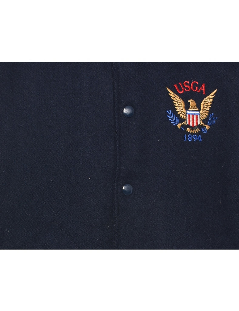 Navy Team Jacket - M