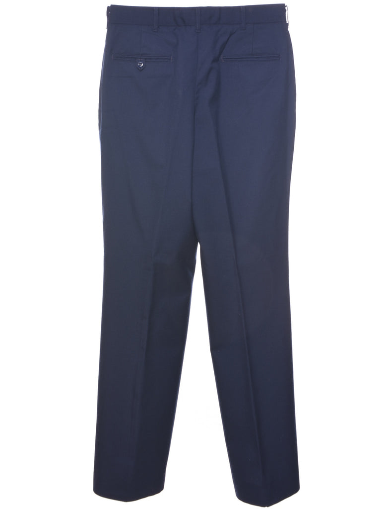 Navy Trousers - W34 L34