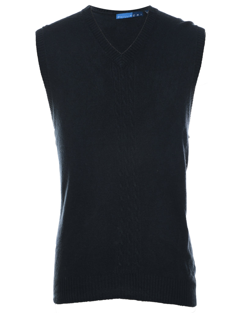 Navy Vest - S