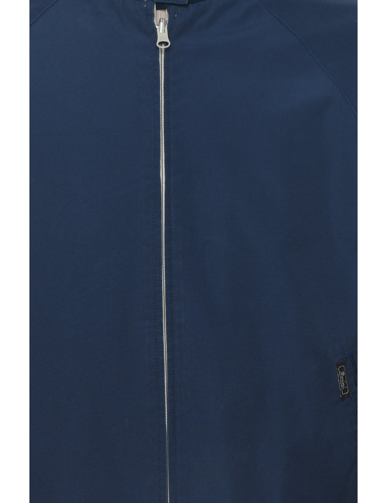 Navy Zip-Front Jacket - L