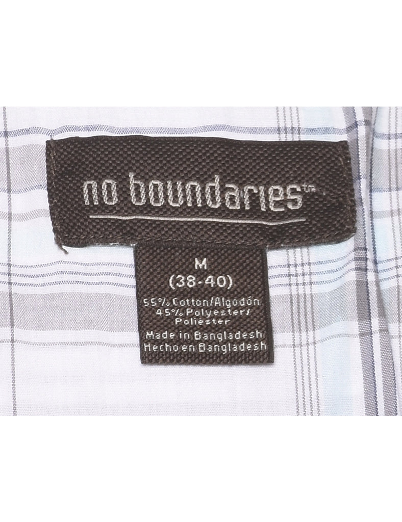 No Boundaries Checked Shirt - M