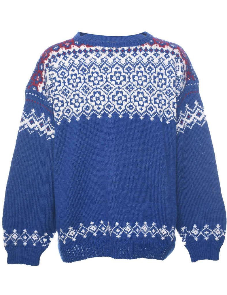 Nordic Blue Jumper - XL