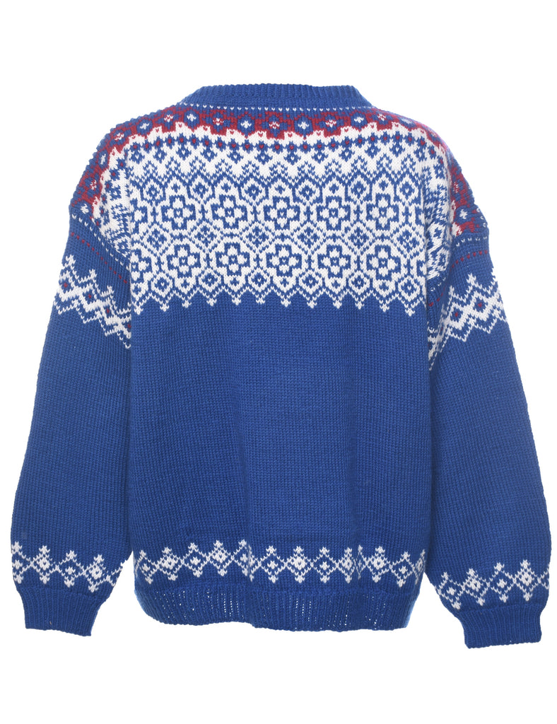 Nordic Blue Jumper - XL