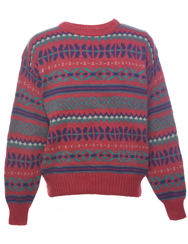 Nordic Red Jumper - L