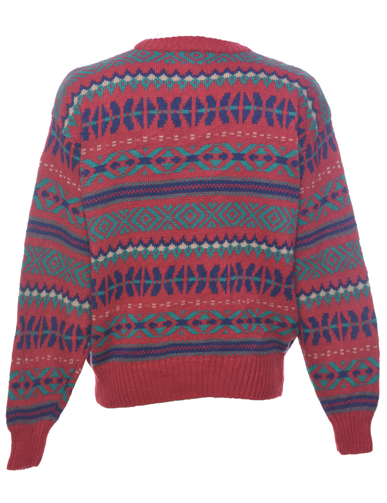 Nordic Red Jumper - L