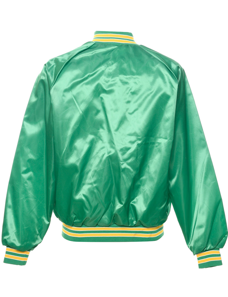 Nylon Bomber Jacket - M