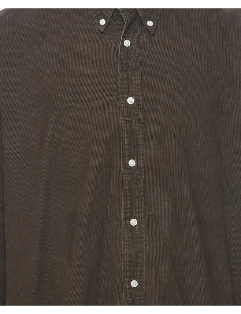 Olive Green Corduroy Shirt - L