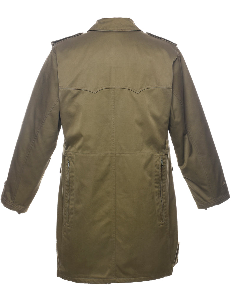 Olive Green Military Jacket - S