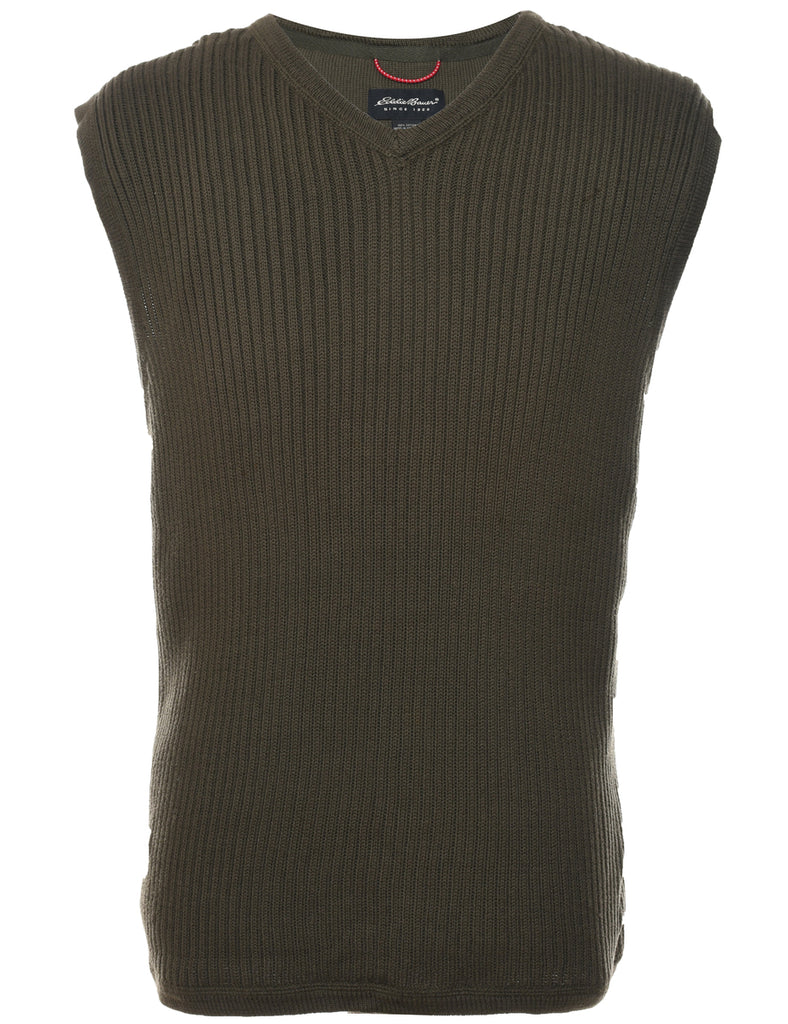 Olive Green Vest - L