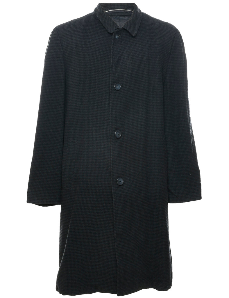 Olive Green Wool Coat - XL