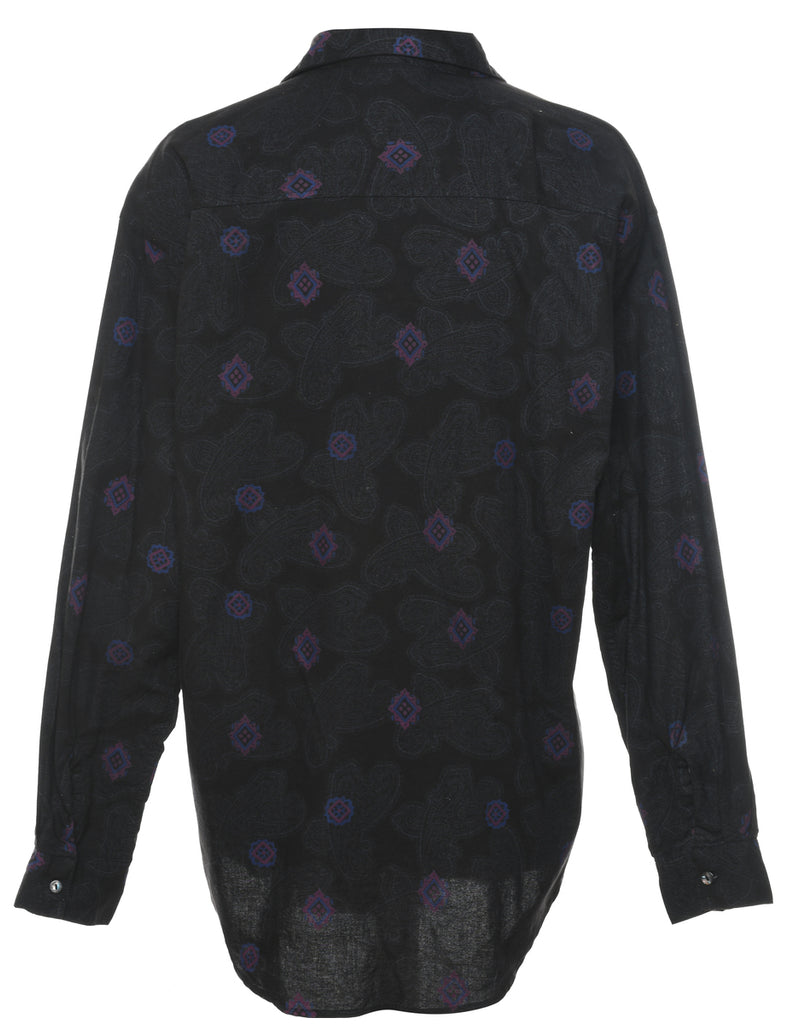 Paisley Print Shirt - L