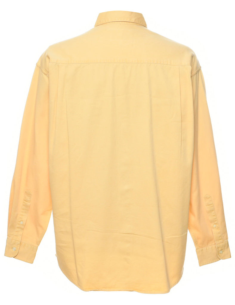 Pale Yellow Denim Shirt - M