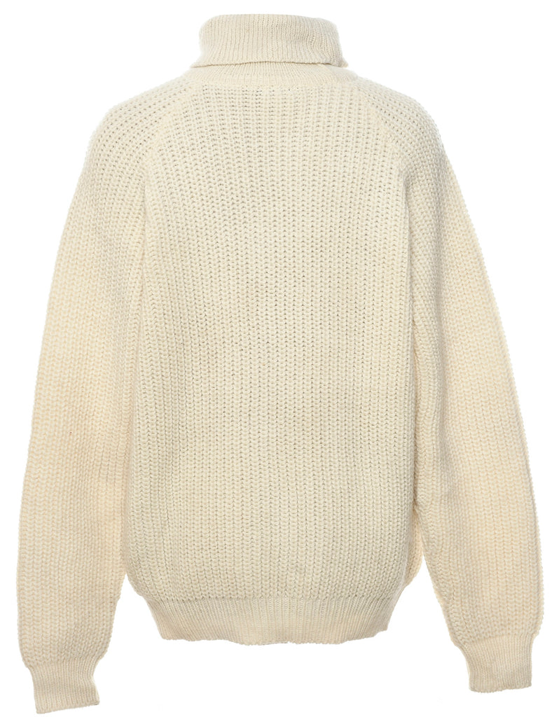 Pale Yellow Jumper - M